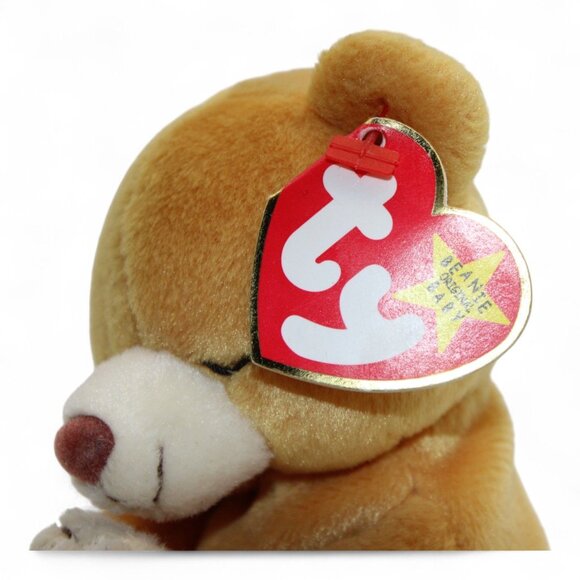 Ty Beanie Baby Hope Praying Bear Plush Toy 1998 Soft Collectible Tan Stuffed Ani - Picture 3 of 7